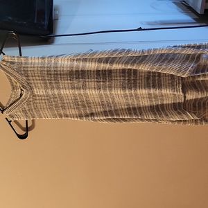 Sleeveless top with longer back